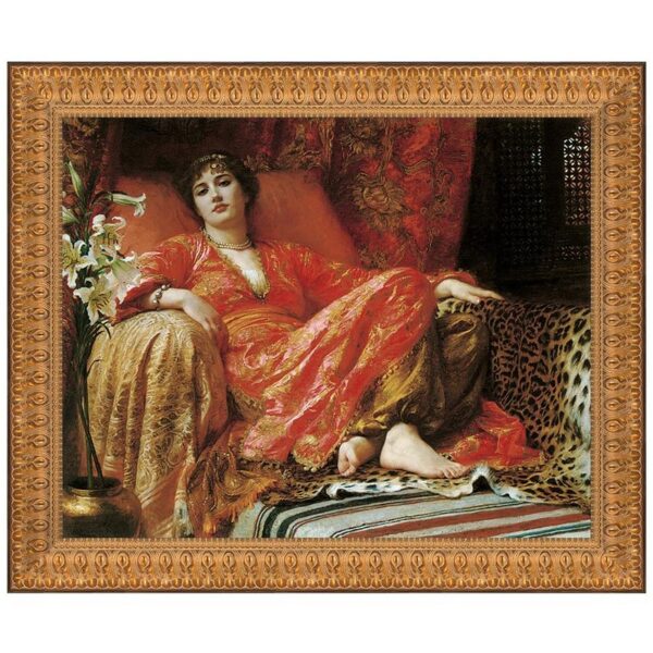 Design Toscano DA4272 28 1/2 Inch Leila Passion 1892 Canvas Replica Painting - Medium