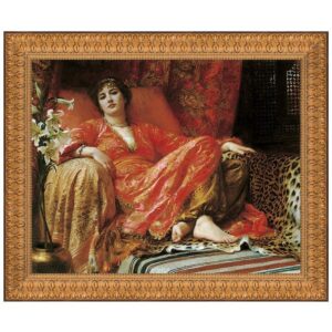 Design Toscano DA4273 37 1/2 Inch Leila Passion 1892 Canvas Replica Painting - Large