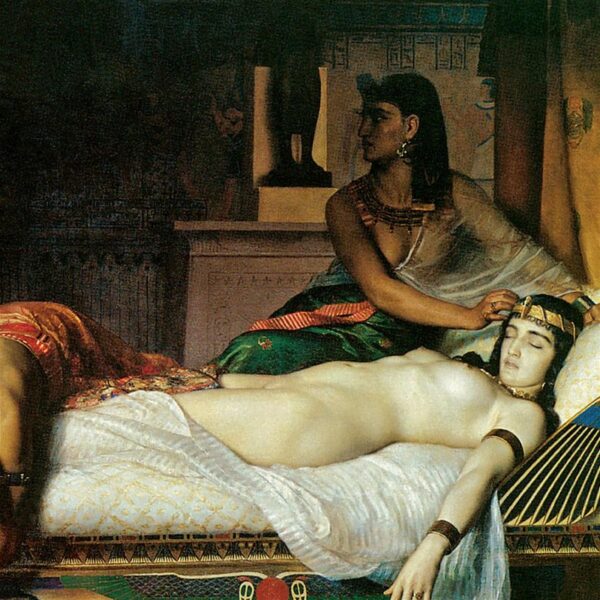 Design Toscano DA4333 37 Inch The Death of Cleopatra 1874 Canvas Replica Painting - Large