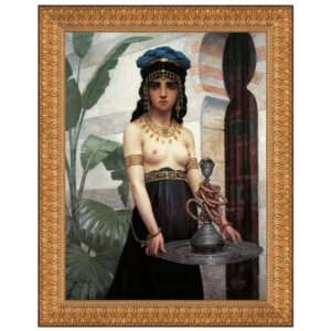 Design Toscano DA4373 30 1/2 Inch The Harem Servant Girl 1874 Canvas Replica Painting - Large