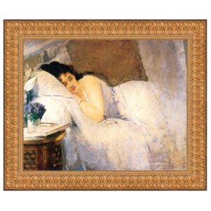 Design Toscano DA4553 41 1/2 Inch Morning Awakening 1878 Canvas Replica Painting - Large