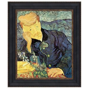 Design Toscano DA4572 23 Inch Portrait of Doctor Gachet 1890 Canvas Replica Painting - Medium