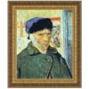 Design Toscano DA4582 26 1/4 Inch Self Portrait with Bandaged Ear 1889 Canvas Replica Painting - Medium