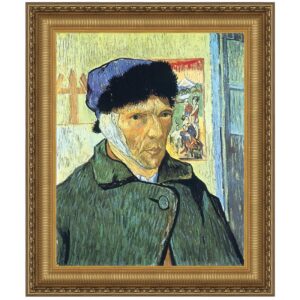 Design Toscano DA4583 35 1/4 Inch Self Portrait with Bandaged Ear 1889 Canvas Replica Painting - Large