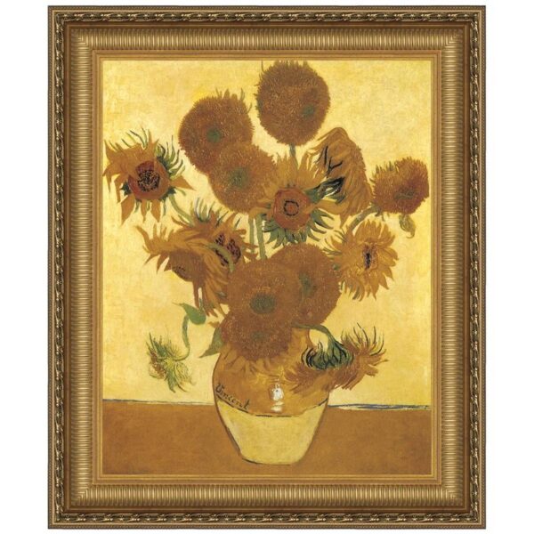 Design Toscano DA4593 31 1/4 Inch Sunflowers 1888 Canvas Replica Painting - Large