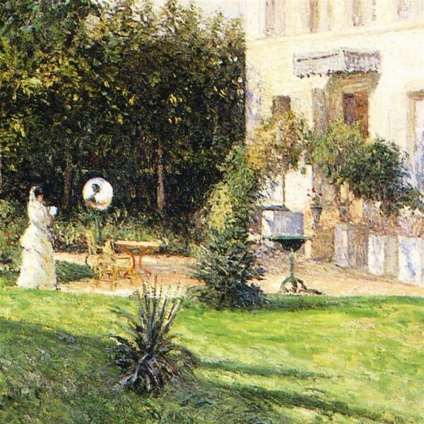 Design Toscano DA4622 33 1/4 Inch Garden of Les Mathurins at Pontoise 1876 Canvas Replica Painting - Medium