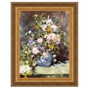 Design Toscano DA4652 22 1/2 Inch Vase of Flowers 1886 Canvas Replica Painting - Medium