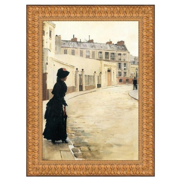 Design Toscano DA4661 16 1/2 Inch Waiting Paris Chateaubriand Painting - Small