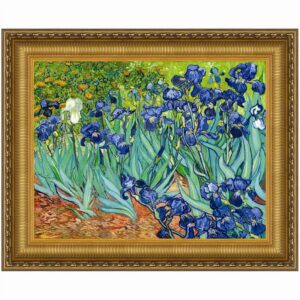 Design Toscano DA4733 38 1/4 Inch Irises 1889 Canvas Replica Painting - Large