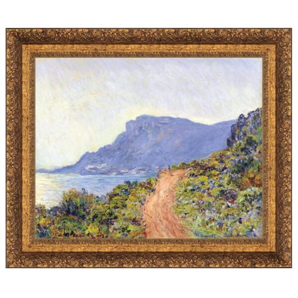 Design Toscano DA4762 33 Inch La Corniche at Monaco 1884 Canvas Replica Painting - Medium