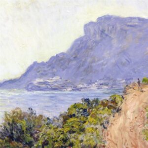 Design Toscano DA4762 33 Inch La Corniche at Monaco 1884 Canvas Replica Painting - Medium