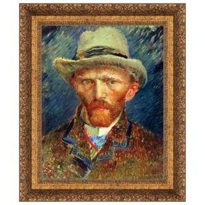 Design Toscano DA4834 40 Inch Self Portrait Vincent Van Gogh 1887 Canvas Replica Painting - Grande