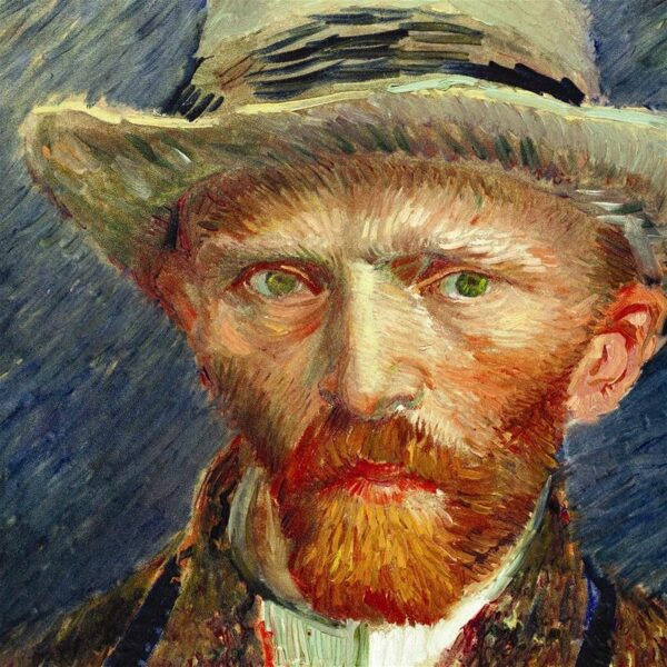 Design Toscano DA4832 27 Inch Self Portrait Vincent Van Gogh 1887 Canvas Replica Painting - Medium