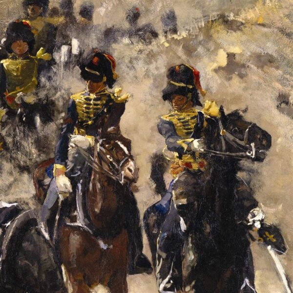 Design Toscano DA4924 37 1/4 Inch The Yellow Riders 1886 Canvas Replica Painting - Grande