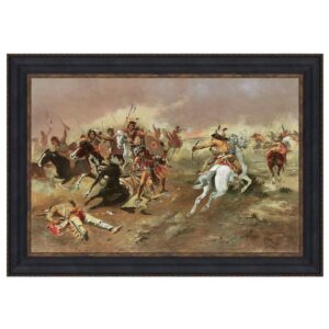 Design Toscano DA5001 22 3/4 Inch For Supremacy 1895 Canvas Replica Painting - Small