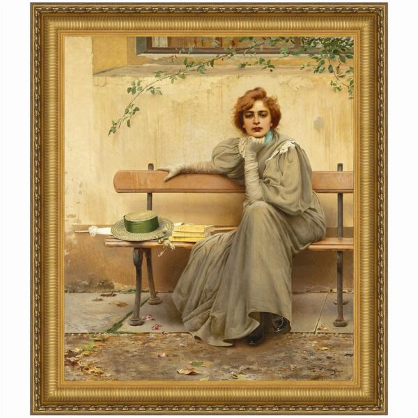 Design Toscano DA5131 17 Inch Sogni Dreams 1896 Canvas Replica Painting - Small