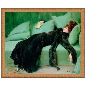 Design Toscano DA5174 46 3/4 Inch After The Ball Young Decadent 1895 Canvas Replica Painting - Grande