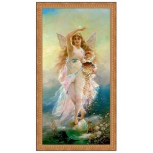 Design Toscano DA5214 43 1/2 Inch Fortuna Canvas Replica Painting - Grande