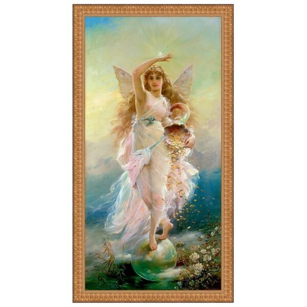 Design Toscano DA5211 15 1/2 Inch Fortuna Canvas Replica Painting - Small