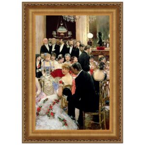 Design Toscano DA5264 42 1/4 Inch The Soiree 1880 Canvas Replica Painting - Grande