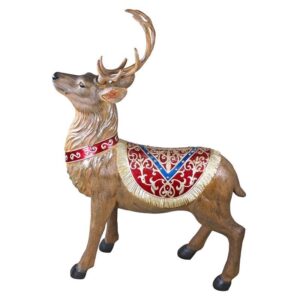 Design Toscano DB1410 17 Inch Santas North Pole Illuminated Reindeer