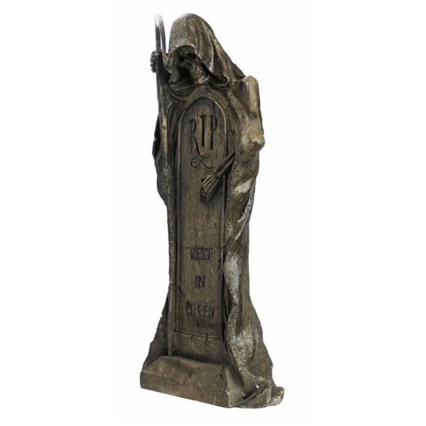 Design Toscano DB159491 12 Inch Rest in Pieces Grim Reaper Tombstone