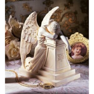 Design Toscano DB16 3 1/2 Inch Desktop Weeping Angel Monument