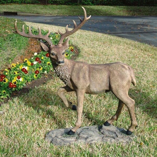 Design Toscano DB201938 47 Inch Black Forest Garden Deer