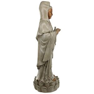 Design Toscano DB33691 8 1/2 Inch Standing Guan Yin Asian Goddess Statue