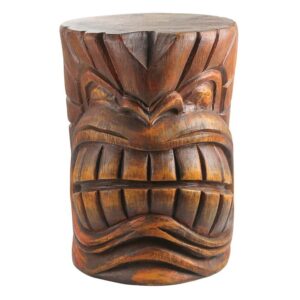 Design Toscano DB383038 15 1/2 Inch Kanaloa Teeth Grand Tiki Table