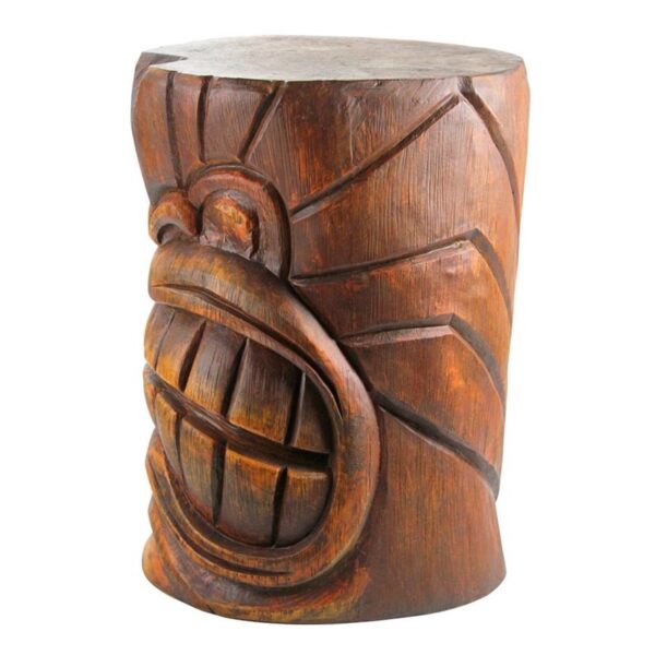 Design Toscano DB383038 15 1/2 Inch Kanaloa Teeth Grand Tiki Table