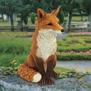 Design Toscano DB383073 10 Inch Simon the Fox Statue