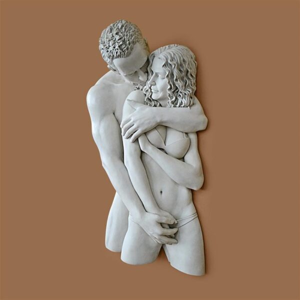 Design Toscano DB383101 14 1/2 Inch Engulfing Embrace Wall Sculpture