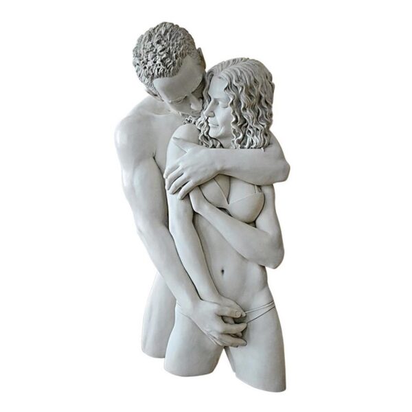 Design Toscano DB383101 14 1/2 Inch Engulfing Embrace Wall Sculpture