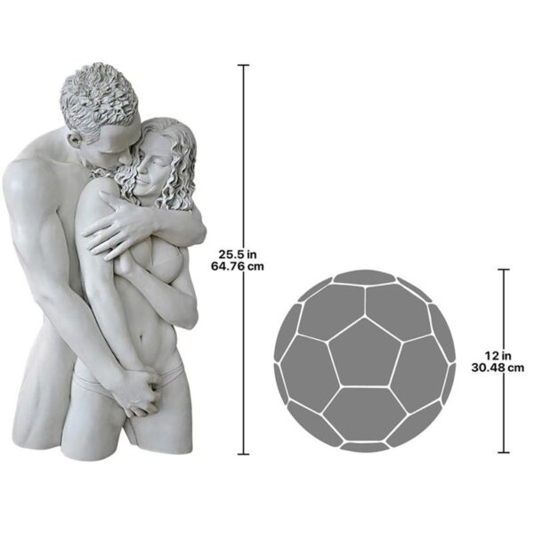 Design Toscano DB383101 14 1/2 Inch Engulfing Embrace Wall Sculpture