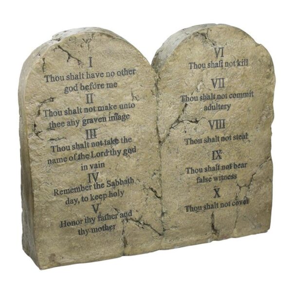 Design Toscano DB43010 21 Inch Ten Commandments Tablets