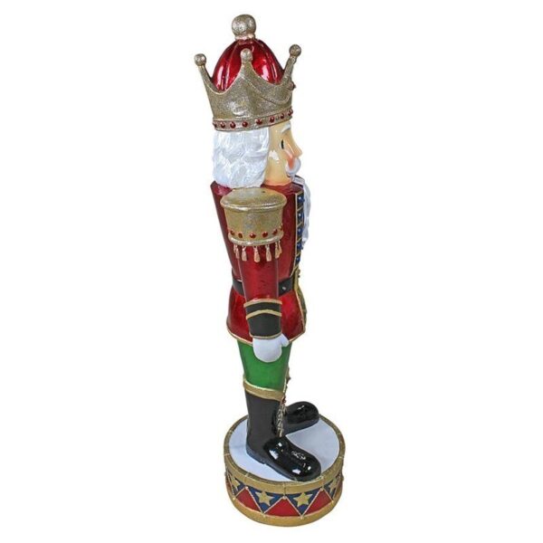 Design Toscano DB477008 10 Inch Illuminated Bavarian Style Nutcracker