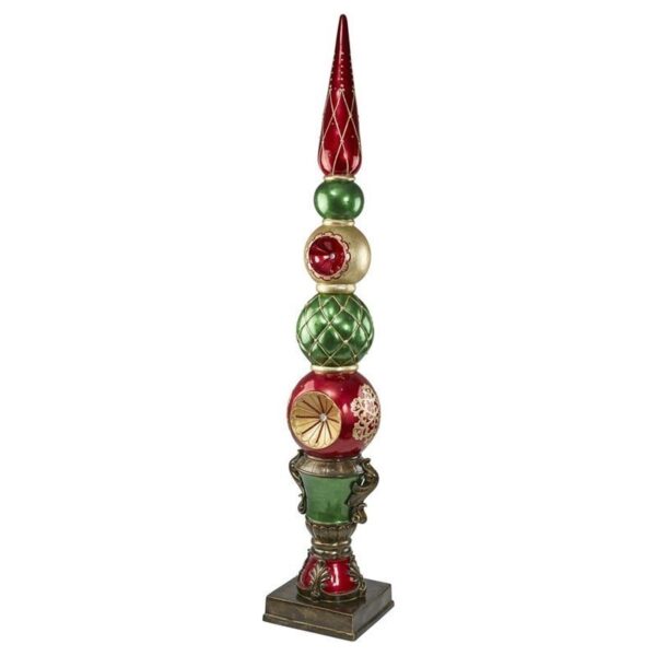 Design Toscano DB477019 13 1/2 Inch Ornament Topiary Illuminated Statue