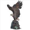 Design Toscano DD2245 40 Inch Strength and Patriotism Bald Eagle Cast Bronze Garden Statue