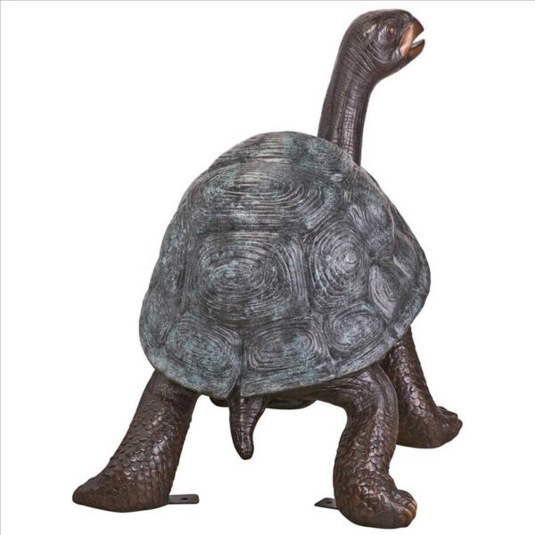 Design Toscano DK2188 51 Inch The Curious Tortoise Cast Bronze Turtle Garden Statue