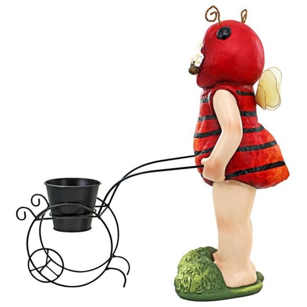 Design Toscano DS18026 9 Inch Polly the Lady Bug Fairy Statue