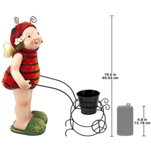 Design Toscano DS18026 9 Inch Polly the Lady Bug Fairy Statue