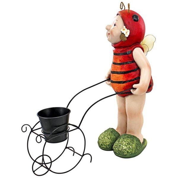 Design Toscano DS18026 9 Inch Polly the Lady Bug Fairy Statue