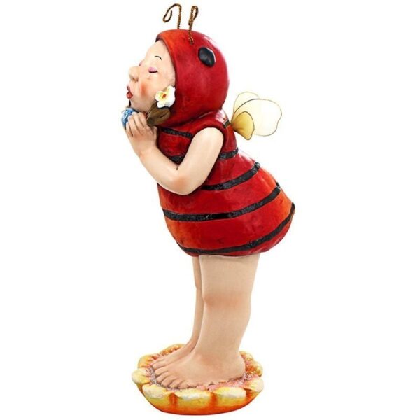 Design Toscano DS18041 10 Inch Sarah the Lady Bug Fairy Statue