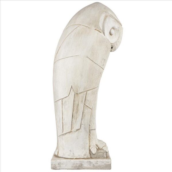 Design Toscano DS19080 12 Inch Polar Owl Sentinel Art Deco Statue