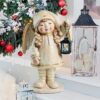 Design Toscano DS19119 12 1/2 Inch Angel Girl Holding Lantern Statue