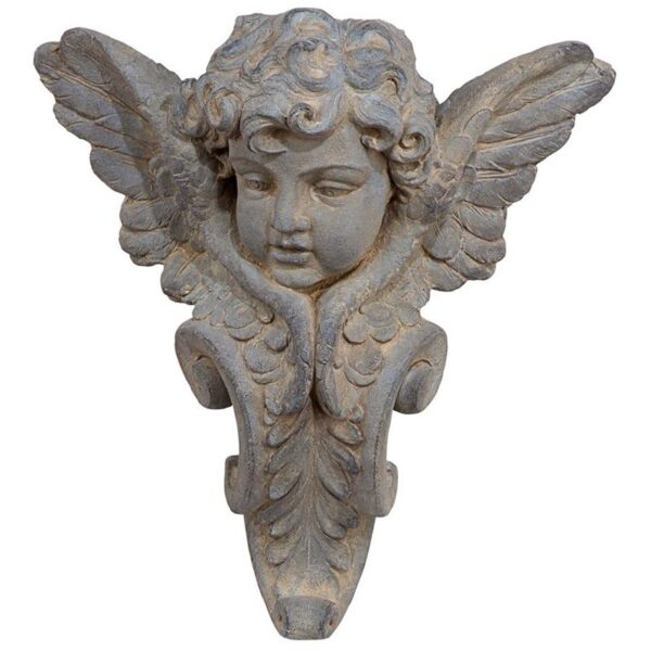 Design Toscano DS19442 24 Inch Victorial Heraldic Cherub Wall Pocket