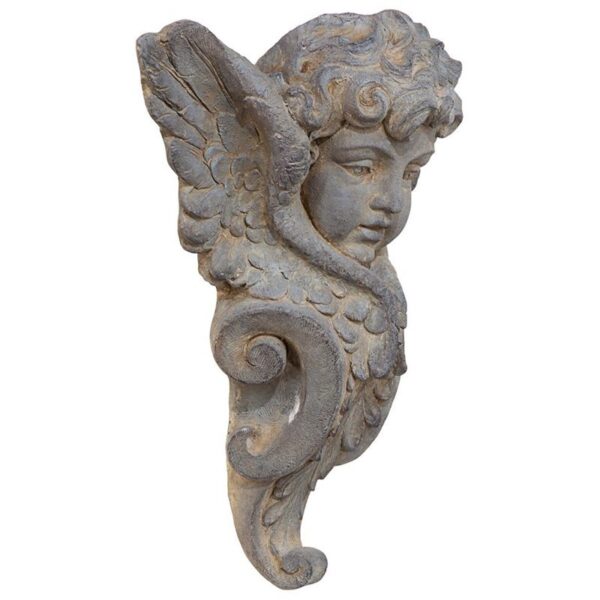 Design Toscano DS19442 24 Inch Victorial Heraldic Cherub Wall Pocket