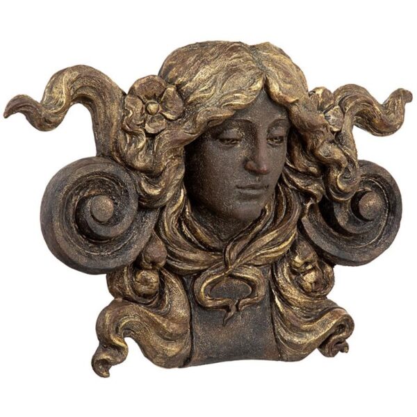 Design Toscano DS19443 26 1/2 Inch Woman's Head Wall Planter