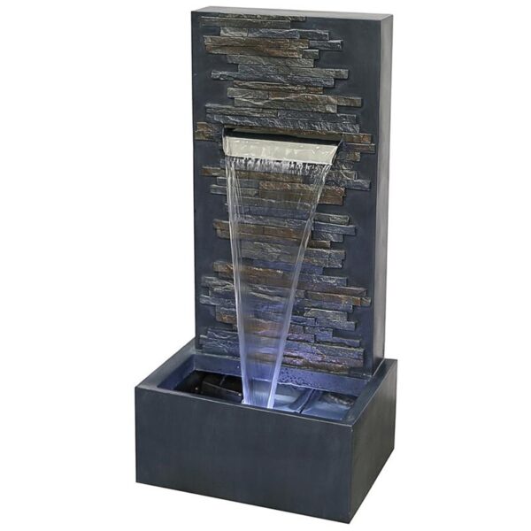 Design Toscano DW196023 15 1/2 Inch Modern Cascading Wall Fountain